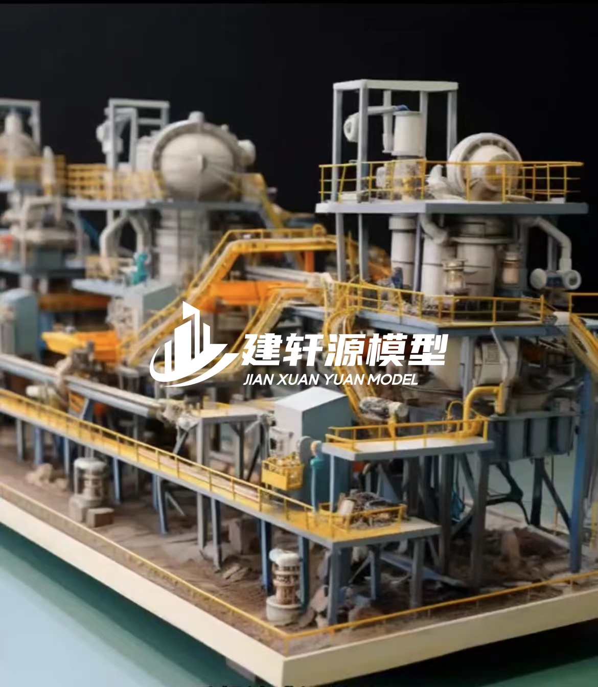 七里河设备模型制作